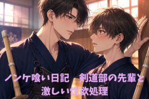 ノンケ喰い日記。剣道部の先輩と激しい性欲処理 [ともや] | DLsiteがるまに
