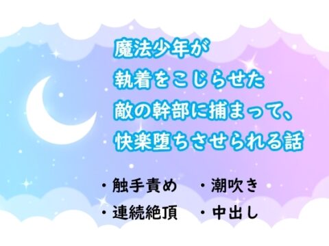 魔法少年が執着をこじらせた敵の幹部に捕まって、快楽堕ちさせられる話 [水色屋] | DLsiteがるまに