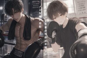 ノンケ喰い日記。性欲が強いボクシング部先輩が目を付けていた可愛い後輩と絶頂のセッ〇スをするまで [ともや] | DLsiteがるまに