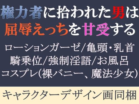 権力者に拾われた男は、屈辱えっちを甘受する [明け方] | DLsiteがるまに
