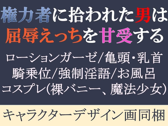 権力者に拾われた男は、屈辱えっちを甘受する [明け方] | DLsiteがるまに 1