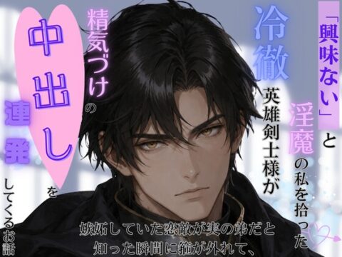 「興味ない」と淫魔の私を拾った冷徹英雄様、嫉妬していた恋敵が実の弟だと知った瞬間に箍が外れて、精気漬けの中出しを連発してくるお話 [なぎさの妄想部屋] | DLsiteがるまに