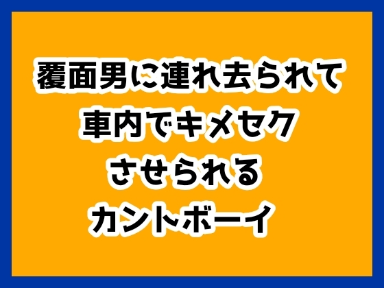 覆面男に連れ去られて車内でキメセクさせられるカントボーイ [ハルツグ庵] | DLsiteがるまに 1