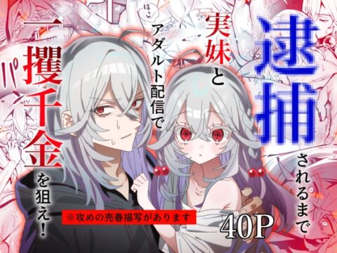逮捕されるまで実妹とアダルト配信で一攫千金を狙え！ [マザシ] | DLsiteがるまに