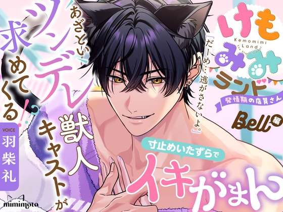 【ねこみみ】「だーめ…逃がさないよ。」あざといツンデレ獣人キャストが求めてくる!?寸止めいたずらでイキがまん〈けもみみランド〜発情期の店員さん〜/BELL〉 [mimimoto] | DLsiteがるまに 1