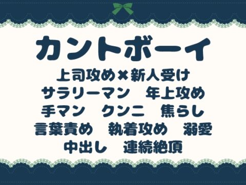 カントボーイ会社員はイケオジ上司におまんこ疼いて二人きりの飲み会でホテルに連れ込まれ犯される [青の余白] | DLsiteがるまに