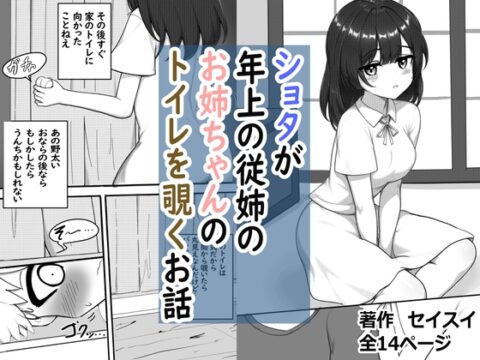 ショタが年上の従姉のお姉ちゃんのトイレを覗くお話 [セイスイ] | DLsite