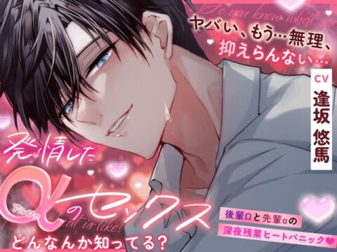 発情アルファとのセックス、どんなんか知ってる?『ヤバい、もう…無理、抑えらんない…』後輩Ωと先輩αの深夜残業ヒートパニック♡ [HoneyParfum (ハニパル)] | DLsiteがるまに