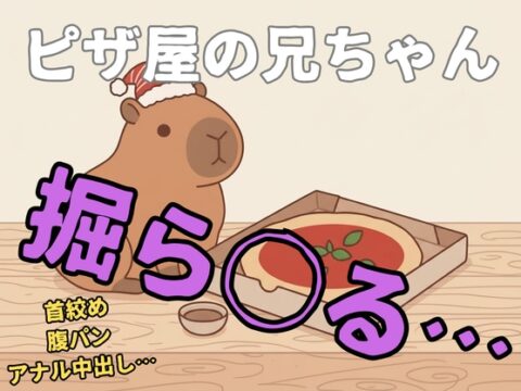 【ノンケ/男同士/アナル中出し】クリスマス??ピザ屋のお兄さん、無理矢理キス、手コキされ、掘られ、射精させられる…【強引/ボーイズラブ/ゲイ】 [壊れた地図] | DLsiteがるまに