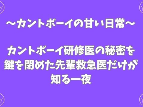 カントボーイ研修医の秘密を、鍵を閉めた先輩救急医だけが知る一夜 [あんず屋] | DLsiteがるまに