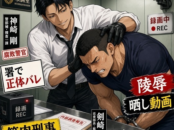 潜入捜査官は署で正体がバレて陵○され晒し動画で筋肉刑事が堕ちる [タビューヘ] | DLsiteがるまに 1