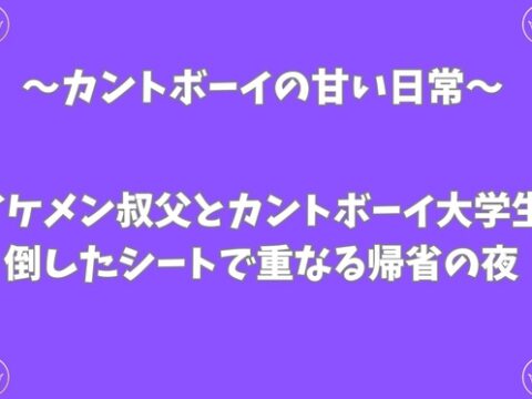 イケメン叔父とカントボーイ大学生～倒したシートで重なる帰省の夜～ [あんず屋] | DLsiteがるまに