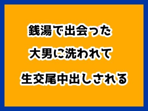 銭湯で出会った大男に洗われて生交尾中出しされる [ハルツグ庵] | DLsiteがるまに