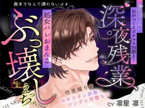 「奥までなんて挿れないよ♡」外面だけは良いむかつくクズチャラ同期と…深夜残業、処女バレおまんこぶっ壊しえっち。《性悪煽り⇒ヤリチン詐欺でツンデレ甘堕ち♡》 [天々赦] | DLsiteがるまに