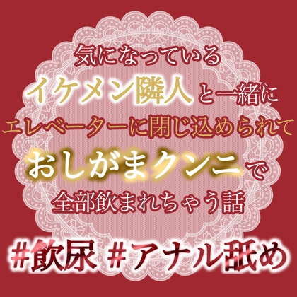 気になっているイケメン隣人と一緒にエレベーターに閉じ込められて、おしがまクンニで全部飲まれちゃうお話 [おやおや] | DLsiteがるまに 1