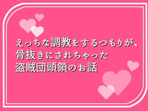 えっちな調教をするつもりが、骨抜きにされちゃった盗賊団頭領のお話 [ちっちゃい豆腐屋さん] | DLsiteがるまに