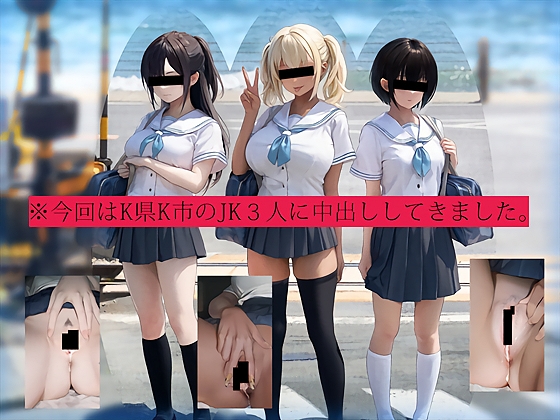 今回はK県K市のJK3人に中出ししてきました。 [テグラユウキ] | DLsite 1