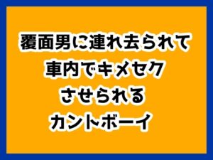 覆面男に連れ去られて車内でキメセクさせられるカントボーイ [ハルツグ庵] | DLsiteがるまに