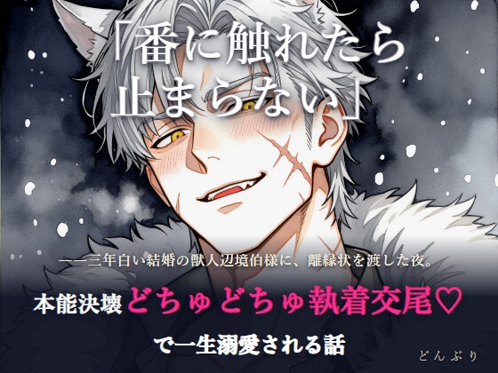 三年白い結婚の獣人辺境伯様に離縁状を渡したら、「番に触れたら止まらない」と本能決壊どちゅどちゅ執着交尾♡で一生溺愛される話 [どんぶり] | DLsiteがるまに 1